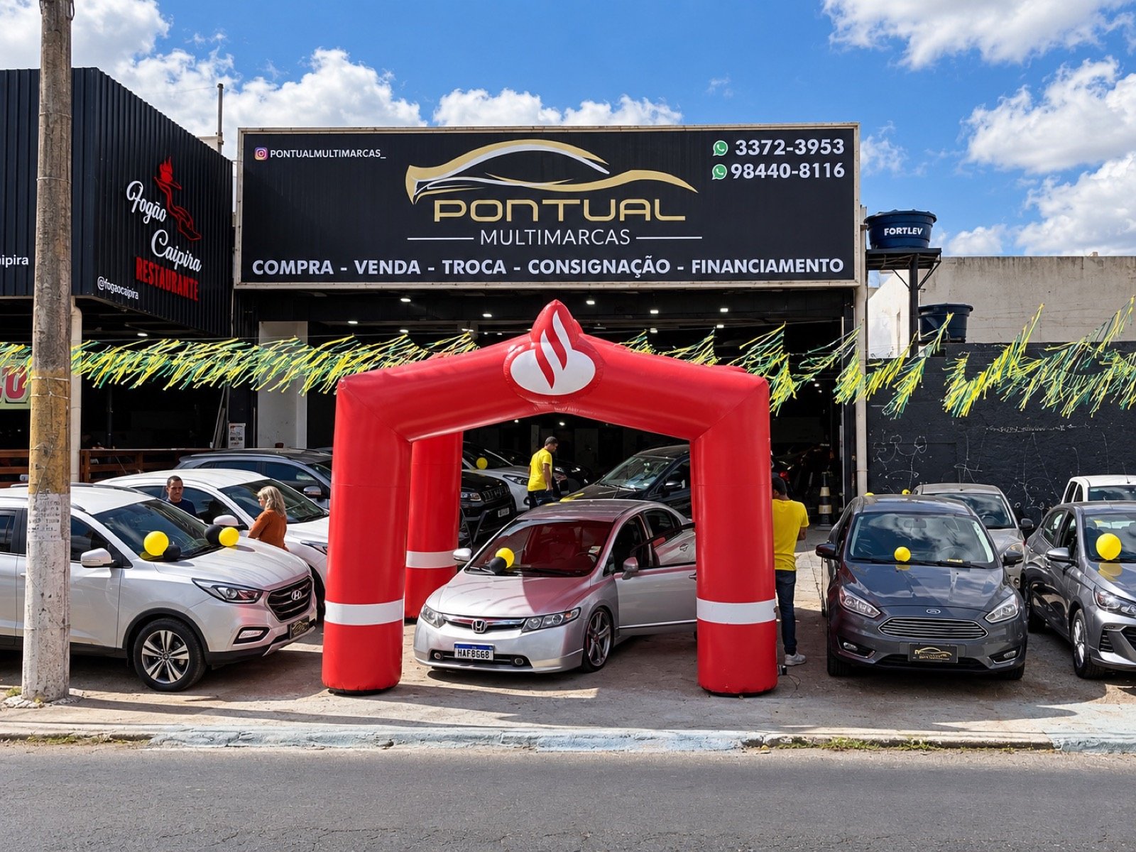 Fachada da Pontual Multimarcas na St. N QNN 18, em Ceilândia
